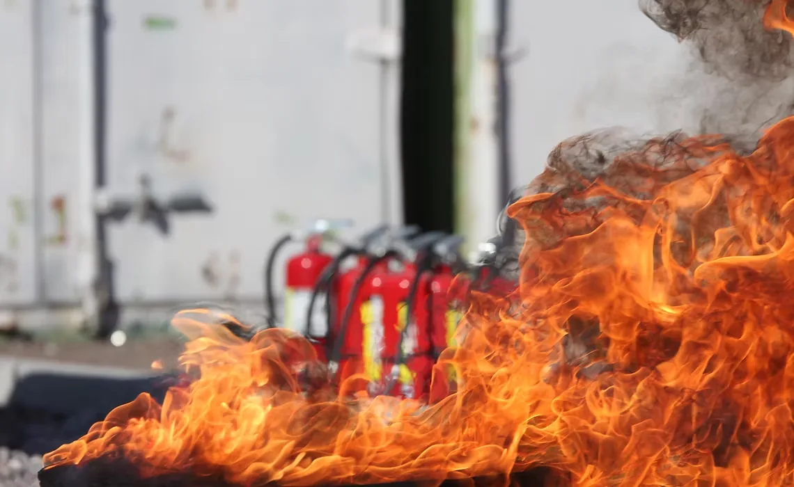 Brandschutzhelfer im Einsatz